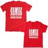 wavy hamba mubarak 3D tshirt red