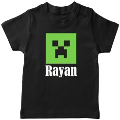 Minecraft kids favourite tshirt black