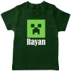 Minecraft kids favourite tshirt green