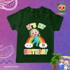 cocomelon birthday tshirt green