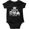 Birth-information-romper-black