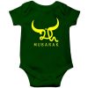 eid bangla calligraphy green romper