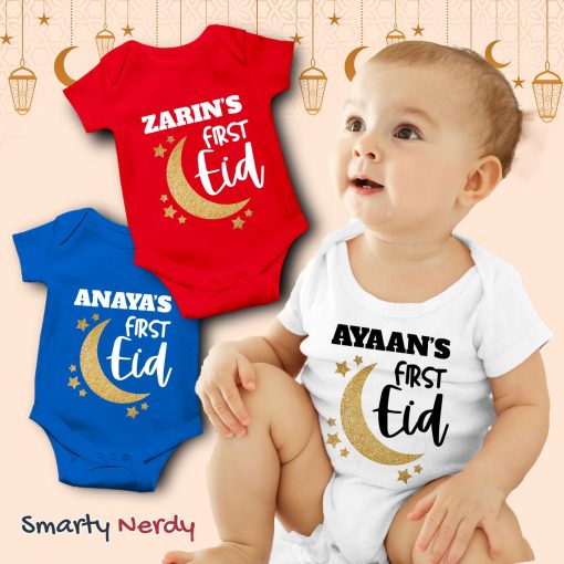 First Eid baby romper