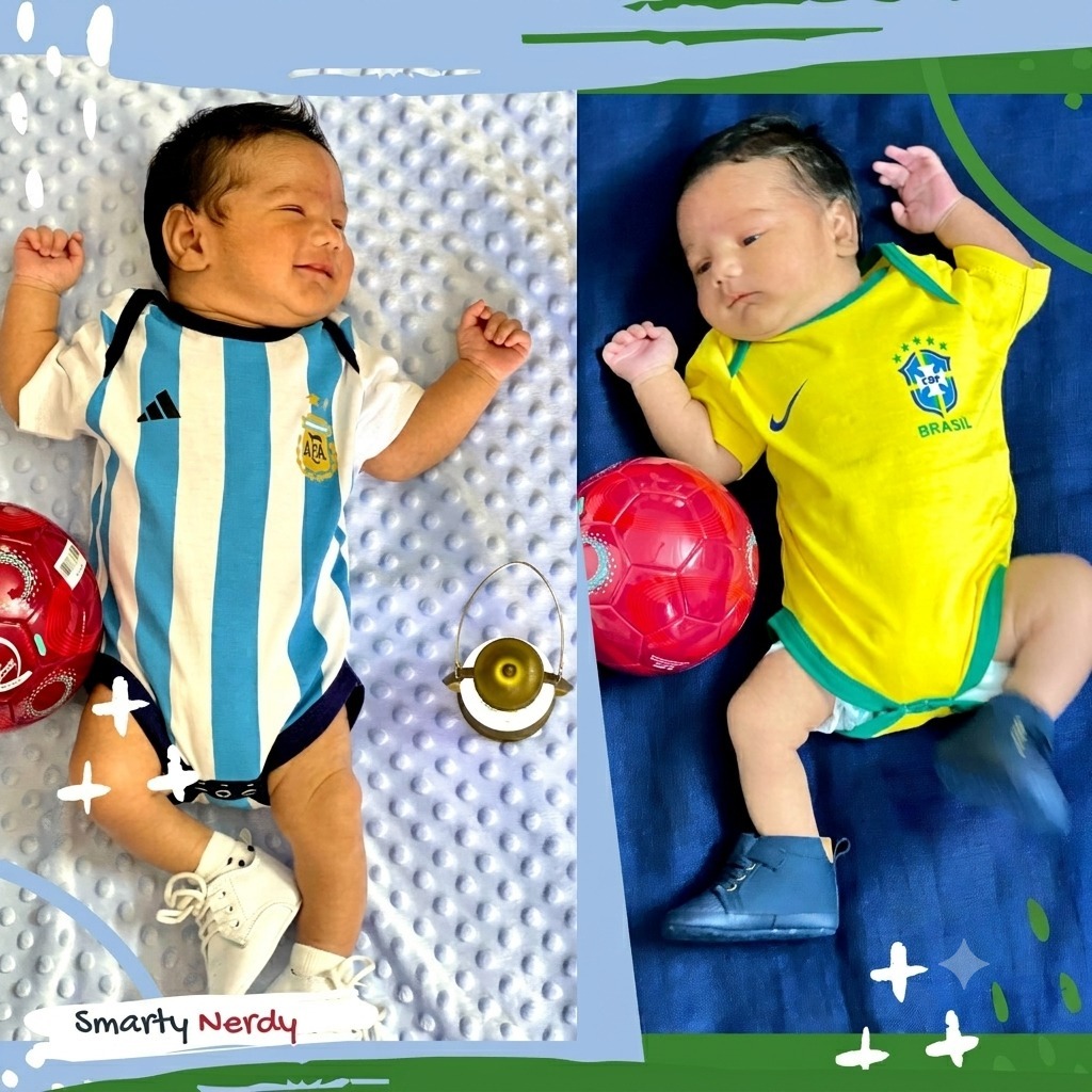 Argentina Brasil Fifa World Cup baby jersey
