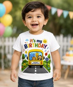 It's my birthday bus tshirt